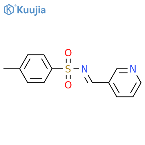 Benzenesulfonamide, 4-methyl-N-(3-pyridinylmethylene)- structure