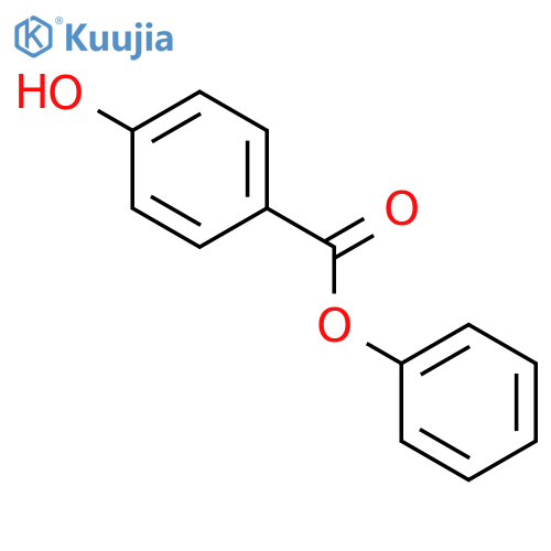 Phenyl 4-hydroxybenzoate structure