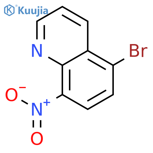 5-Bromo-8-nitroquinoline structure
