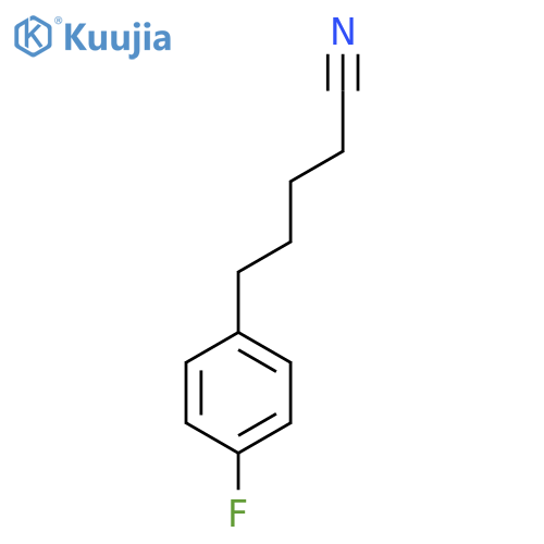 5-(4-fluorophenyl)pentanenitrile structure