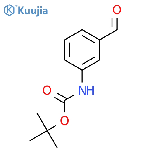 tert-butyl N-(3-formylphenyl)carbamate structure