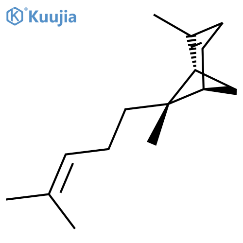 Bicyclo[3.1.1]hept-2-ene,2,6-dimethyl-6-(4-methyl-3-penten-1-yl)- structure