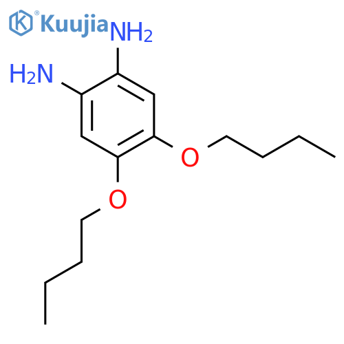 1,2-Benzenediamine, 4,5-dibutoxy- structure