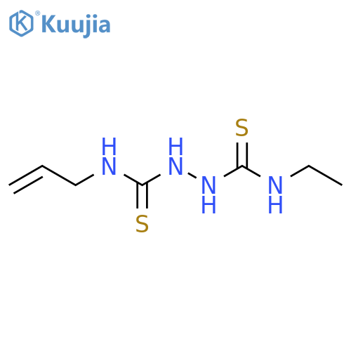 1,2-Hydrazinedicarbothioamide, N-ethyl-N'-2-propenyl- structure