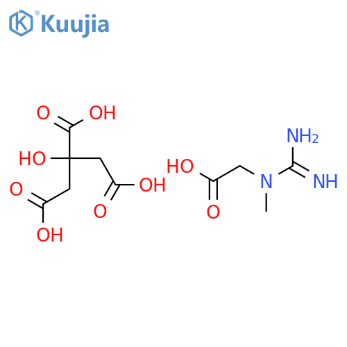 2-(1-Methylguanidino)acetic acid compound with 2-hydroxypropane-1,2,3-tricarboxylic acid (1:1) structure
