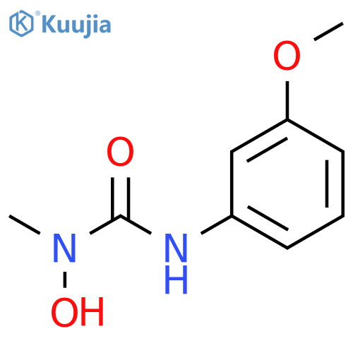 Urea, N-hydroxy-N'-(3-methoxyphenyl)-N-methyl- structure
