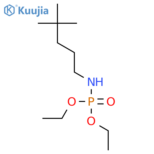 Phosphoramidic acid, (4,4-dimethylpentyl)-, diethyl ester structure