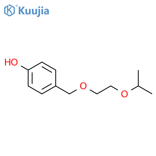 4-(2-Isopropoxyethoxy)methylphenol structure
