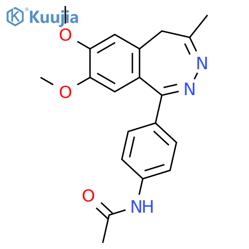 Acetamide,N-[4-(7,8-dimethoxy-4-methyl-5H-2,3-benzodiazepin-1-yl)phenyl]- structure