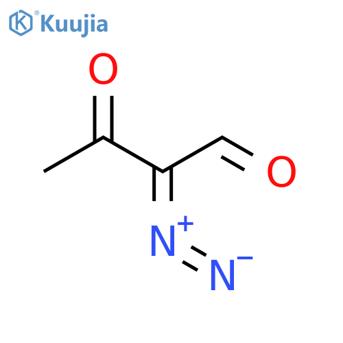 Butanal, 2-diazo-3-oxo- structure