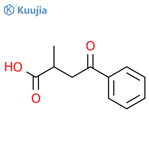 2-methyl-4-oxo-4-phenylbutyric acid structure