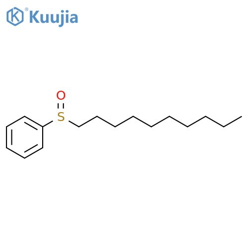 Benzene, (decylsulfinyl)- structure
