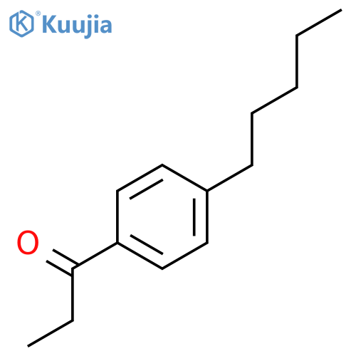 1-(4-pentylphenyl)propan-1-one structure