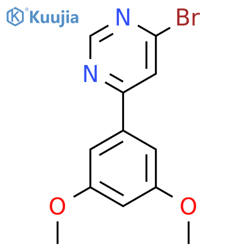 4-Bromo-6-(3,5-dimethoxyphenyl)pyrimidine structure