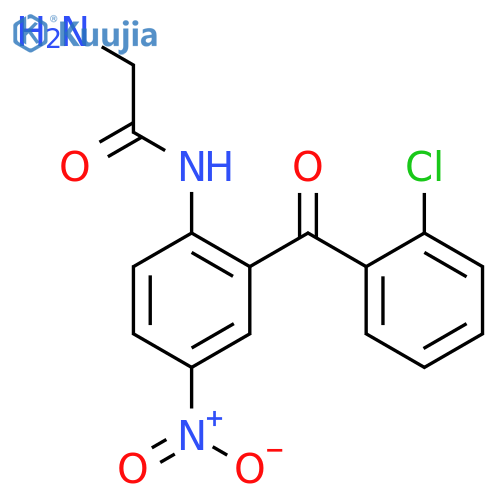 2-Amino-N-2-(2-chlorobenzoyl)-4-nitrophenylacetamide(Clonazepam Impurity) structure
