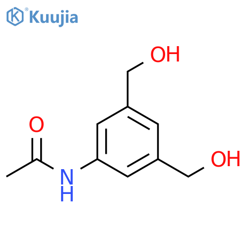 Acetamide, N-[3,5-bis(hydroxymethyl)phenyl]- structure