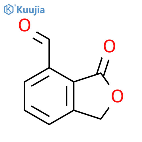 4-Isobenzofurancarboxaldehyde, 1,3-dihydro-3-oxo- structure