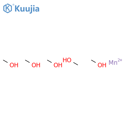Manganese(2+), pentakis(methanol)- structure