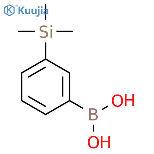 (3-(trimethylsilyl)phenyl)boronic acid structure