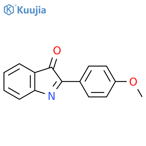 2-(4-methoxyphenyl)-3H-indol-3-one structure