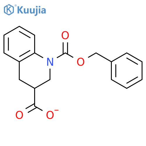 1-(benzyloxy)carbonyl-1,2,3,4-tetrahydroquinoline-3-carboxylic acid structure