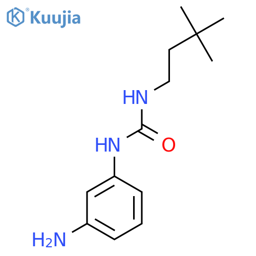 1-(3-Aminophenyl)-3-(3,3-dimethylbutyl)urea structure