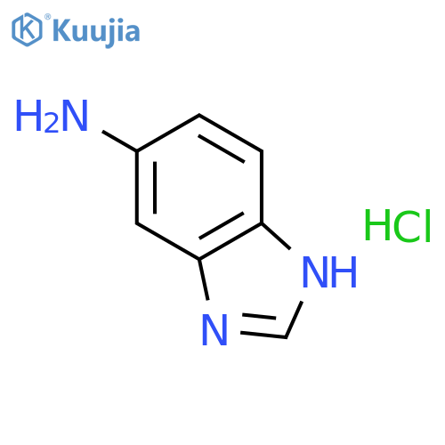 1H-1,3-benzodiazol-5-amine hydrochloride structure