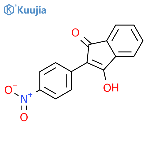 1H-Inden-1-one,3-hydroxy-2-(4-nitrophenyl)- structure