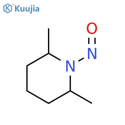 2,6-dimethyl-1-nitrosopiperidine structure