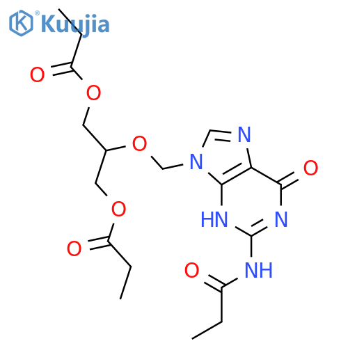 O,O',N-Tripropanal Ganciclovir structure