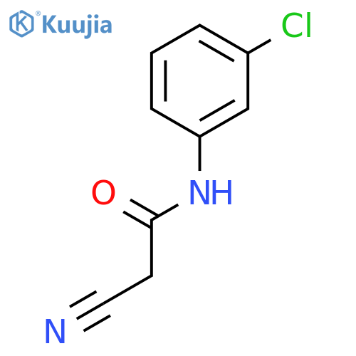 N-(3-Chlorophenyl)-2-cyanoacetamide structure