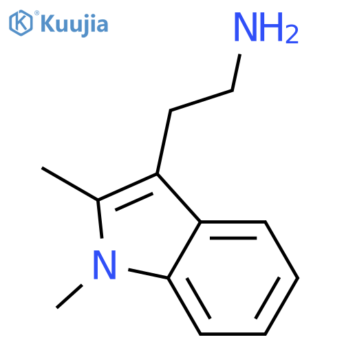2-(1,2-dimethyl-1H-indol-3-yl)ethanamine structure