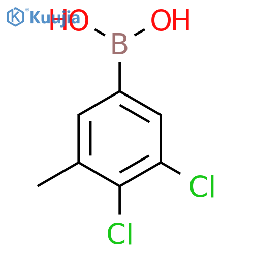 3,4-Dichloro-5-methylphenylboronic acid structure