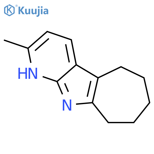 Cyclohepta[4,5]pyrrolo[2,3-b]pyridine, 1,5,6,7,8,9-hexahydro-2-methyl- structure