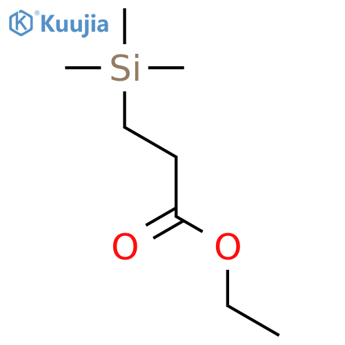 Propanoic acid,3-(trimethylsilyl)-, ethyl ester structure