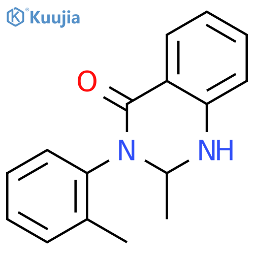 2-methyl-3-(2-methylphenyl)-2,3-dihydroquinazolin-4(1H)-one structure