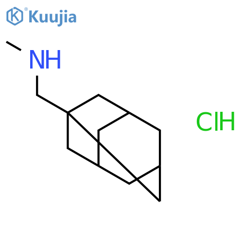 1-(1-adamantyl)-N-methyl-methanamine;hydrochloride structure