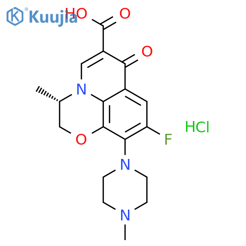 Levofloxacin hydrochloride structure