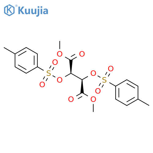 (2R,3R)-Dimethyl 2,3-bis(tosyloxy)succinate structure