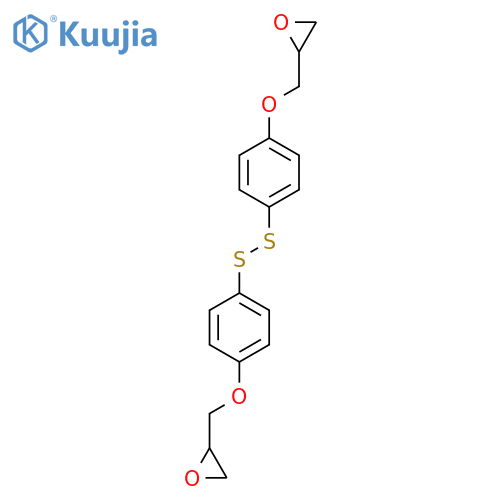 1,2-Bis(4-(oxiran-2-ylmethoxy)phenyl)disulfane structure
