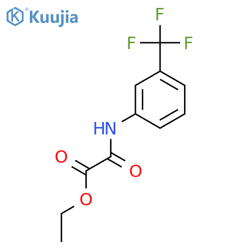 ethyl 2-oxo-2-[3-(trifluoromethyl)anilino]acetate structure