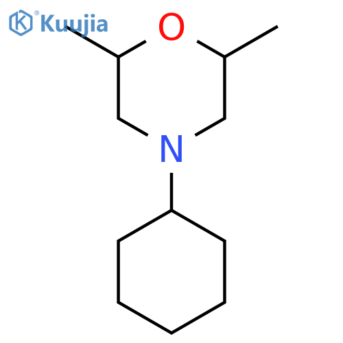 Morpholine, 4-cyclohexyl-2,6-dimethyl- structure