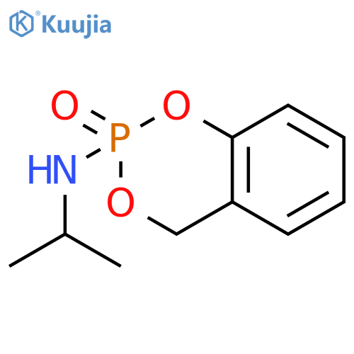 N-(propan-2-yl)-4H-1,3,2-benzodioxaphosphinin-2-amine 2-oxide structure