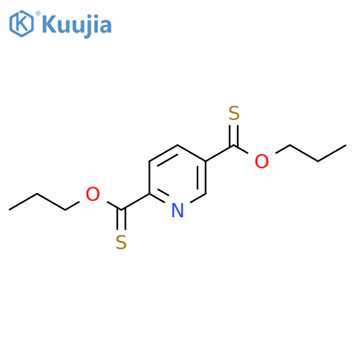 2,5-pyridinedicarbothioic acid, S~2~,S~5~-dipropyl ester structure