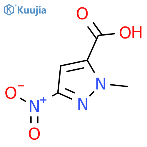 4-Iodo-1-methyl-3-nitro-1H-pyrazole-5-carboxylic Acid structure