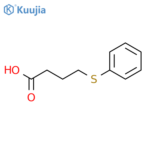 4-(phenylsulfanyl)butanoic acid structure