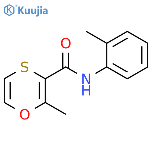 1,4-Oxathiin-3-carboxamide, 2-methyl-N-(2-methylphenyl)- structure