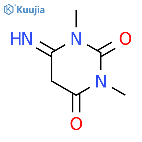 2,4(1H,3H)-Pyrimidinedione,dihydro-6-imino-1,3-dimethyl- structure