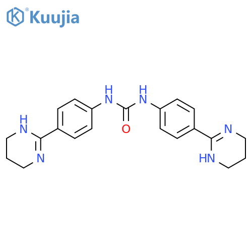 Urea,N,N'-bis[4-(1,4,5,6-tetrahydro-2-pyrimidinyl)phenyl]- structure