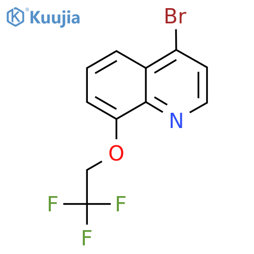 4-Bromo-8-(2,2,2-trifluoroethoxy)quinoline structure